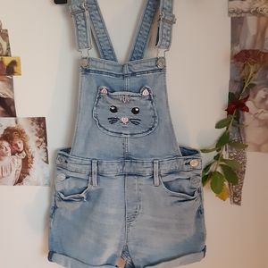 Cute cat overalls